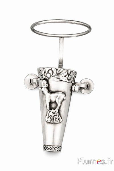 Spilli con vite di fissaggio - lungh. 8 cm, Ø 2 cm - grigio argento